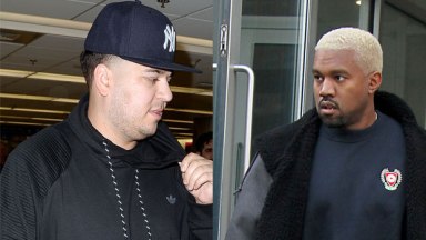 Kanye Wesr and Rob Kardashian