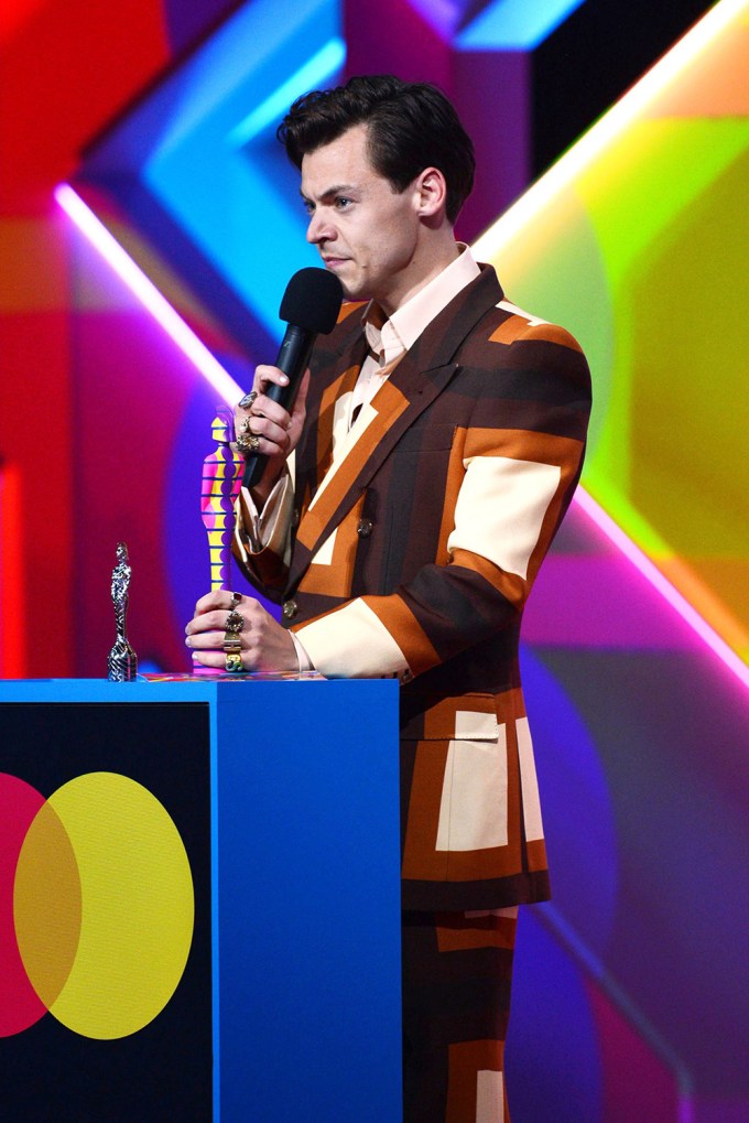 Harry Styles At The 41st BRIT Awards