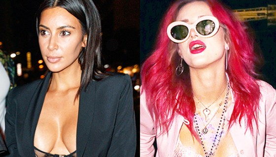 Kim Kardashian and Bella Thorne