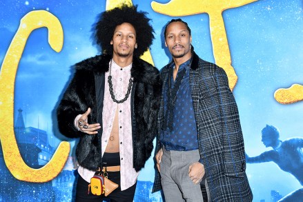 Laurent Bourgeois and Larry Nicolas Bourgeois of Les Twins
'Cats' film world premiere, Arrivals, Alice Tully Hall at Lincoln Center, New York, USA - 16 Dec 2019