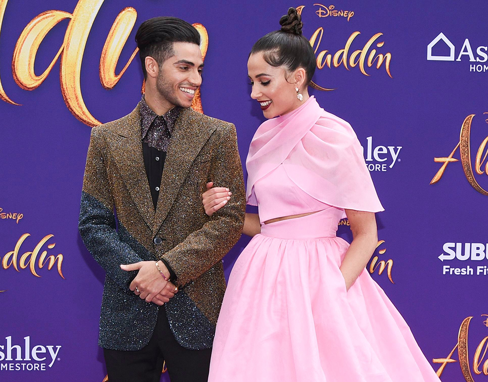 Mena Massoud and Naomi Scott
'Aladdin' film premiere, Arrivals, El Capitan Theatre, Los Angeles, USA - 21 May 2019