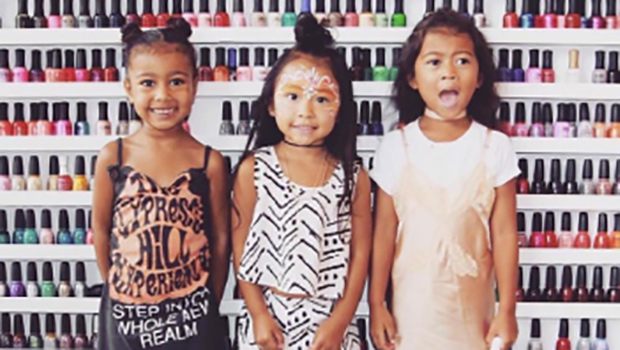 North West and her friends