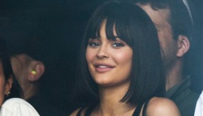 Kylie Jenner Lace Up Leather Pants