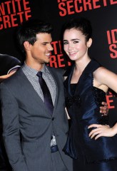 Taylor Lautner and Lily Collins
'Abduction' film premiere, Paris, France - 27 Sep 2011