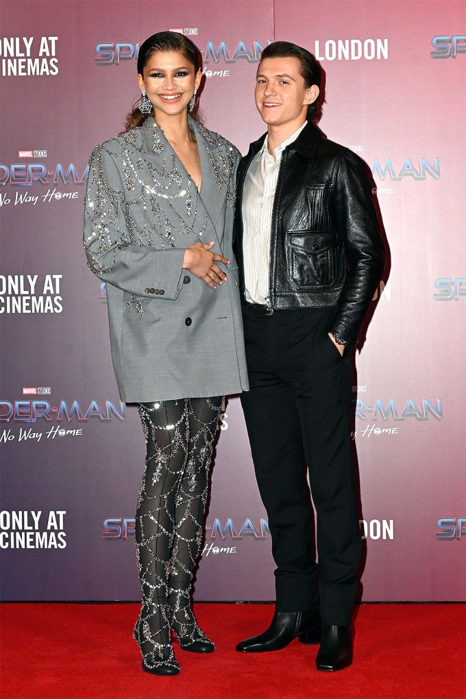 Zendaya & Tom Holland At The ‘Spider-Man: No Way Home’ Photocall