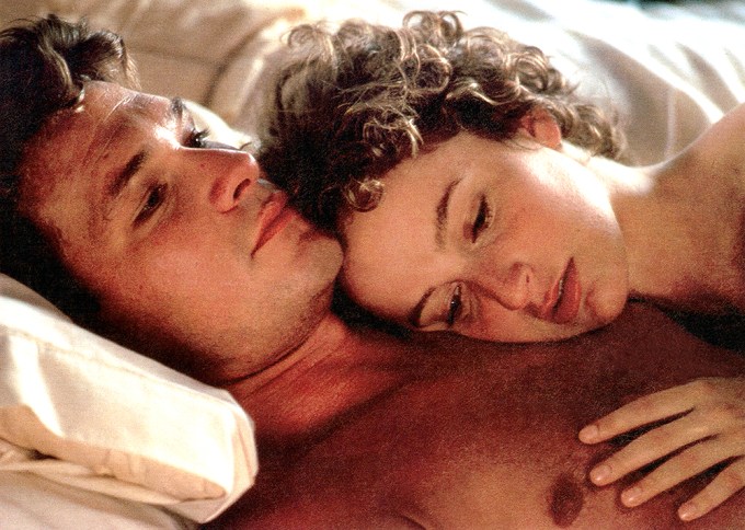 Patrick Swayze & Jennifer Grey in bed