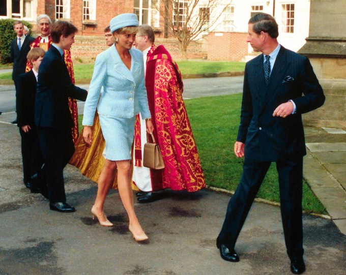 Charles & Diana At Prince William’s Confirmation