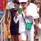 *EXCLUSIVE* Rod Stewart looks like a character out of 'Pirates of the Caribbean' in Capri