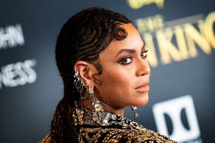 Beyonce arrives for the world premiere of 'The Lion King' at the Dolby Theater in Hollywood, California, USA, 09 July 2019. The movie was released in US theaters on 19 July.
The Lion King World Premiere - Arrivals, Hollywood, USA - 09 Jul 2019