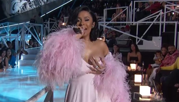 Cardi B’s Boob Busts Completely Out Of Her Dress During VMAs: See Wild Malf...