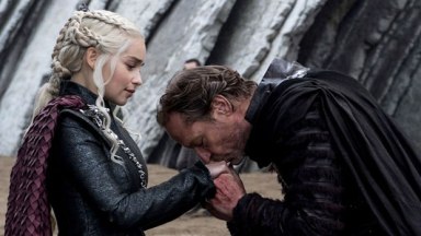 Emilia Clarke Iain Glen