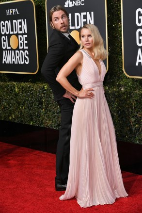 Dax Shepard and Kristen Bell
76th Annual Golden Globe Awards, Arrivals, Los Angeles, USA - 06 Jan 2019