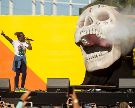 Lil Uzi Vert performs on the Daytime Stage at the 8th Annual I Heart Radio Music Festival held at the MGM Festival Grounds on Saturday, September 22, 2018 in Las Vegas, NV. (Photo by L.E. Baskow/LeftEye Images/Sipa USA)/Sipa USA(Sipa via AP Images)