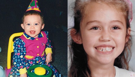 Miley Cyrus Baby Photos