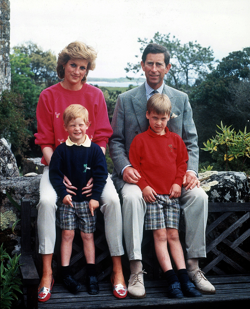 Princess Diana, Prince Charles and sons on holiday, Scilly Isles, Britain - 1989