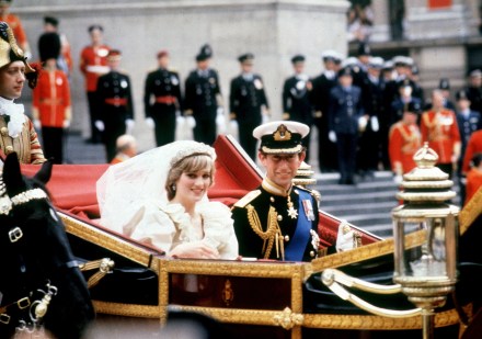 The Royal Wedding of Prince Charles and Lady Diana Spencer, St Paul's Cathedral, London. - the royal couple leaving St Paul's after the marriage ceremony - 28 Jul 1981
Various