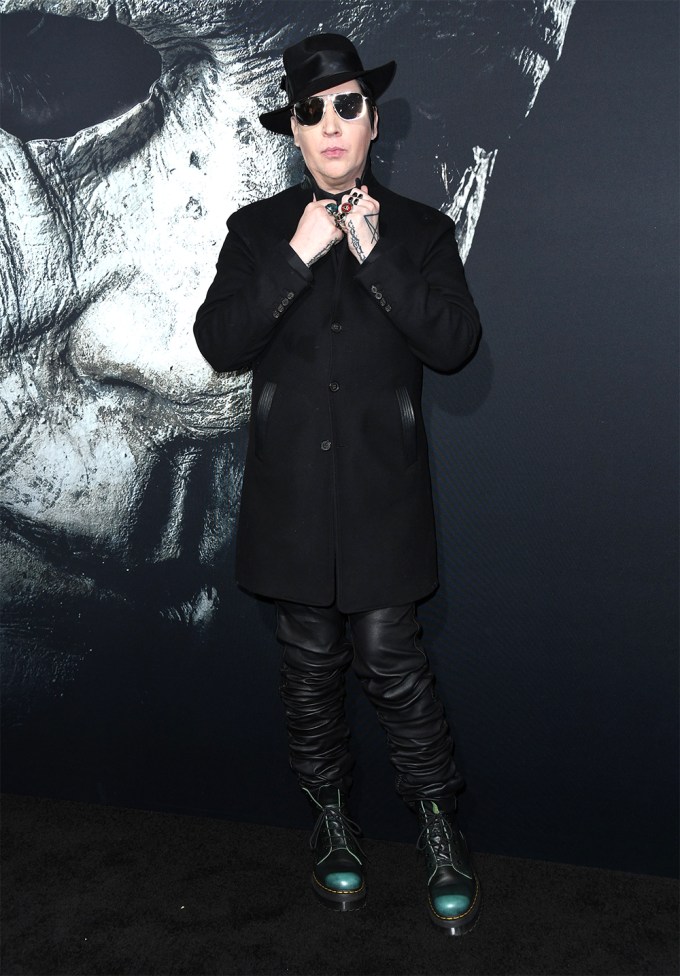 Marilyn Manson at the Los Angeles ‘Halloween’ Premiere
