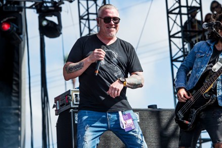 Steve Harwell of Smash Mouth seen at KAABOO 2017 at the Del Mar Racetrack and Fairgrounds, in San Diego, Calif
2017 KAABOO Del Mar - Day 1, San Diego, USA - 15 Sep 2017