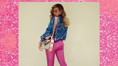 Beyonce wearing tight pants just three months after giving birth to twins