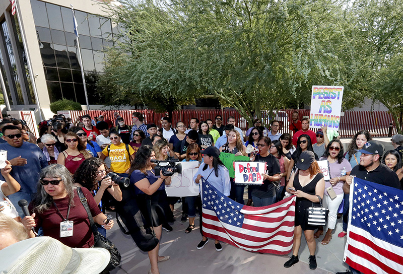 Trump Immigration Arizona, Phoenix, USA - 05 Sep 2017