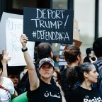 DACA protest in New York, USA - 05 Sep 2017