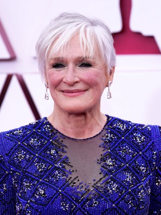 Glenn Close arrives for the 93rd annual Academy Awards ceremony at Union Station in Los Angeles, California, USA, 25 April 2021. The Oscars are presented for outstanding individual or collective efforts in filmmaking in 24 categories. The Oscars happen two months later than originally planned, due to the impact of the coronavirus COVID-19 pandemic on cinema.
Arrivals - 93rd Academy Awards, Los Angeles, USA - 25 Apr 2021