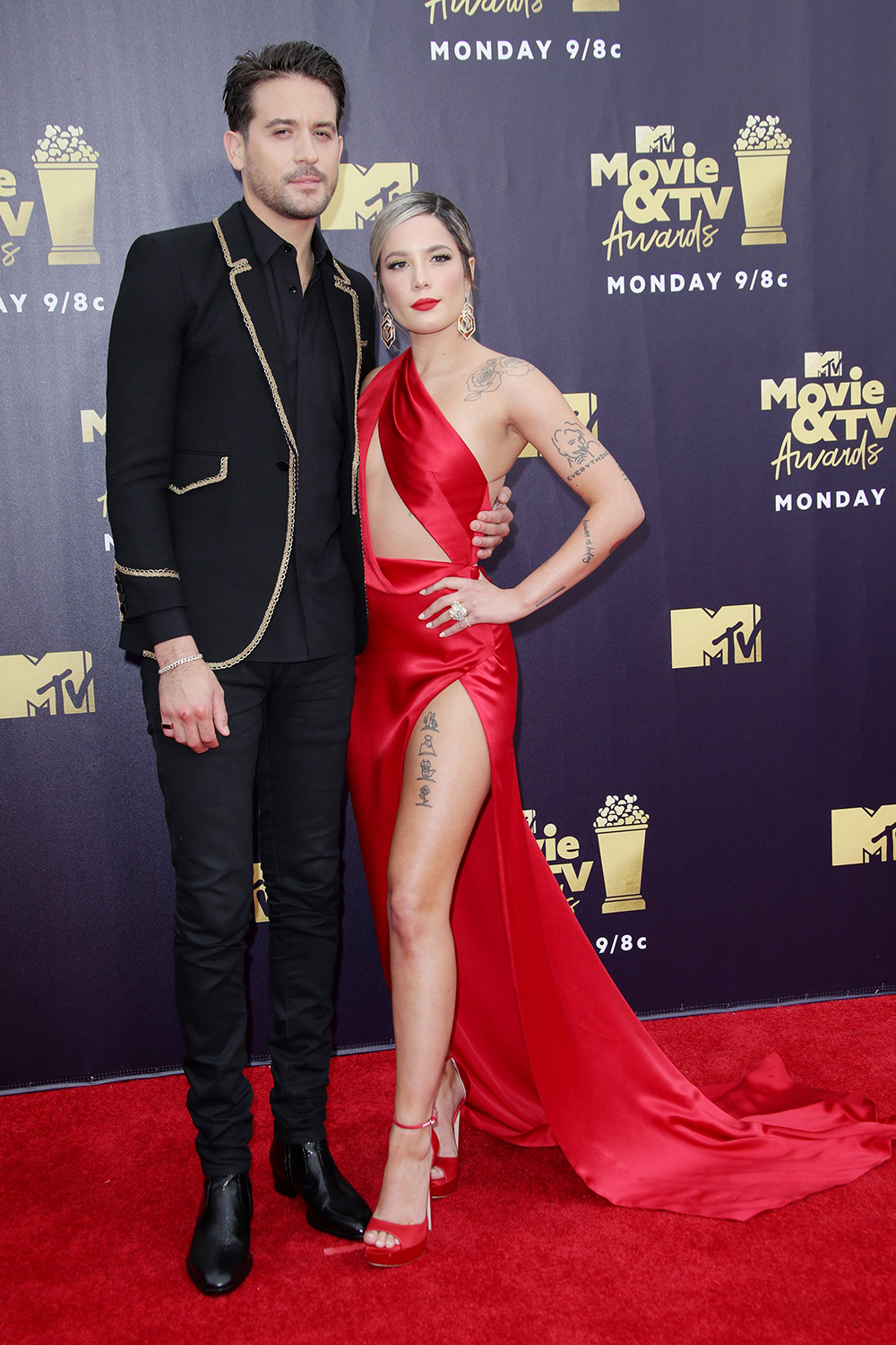 G-Eazy and Halsey
MTV Movie & TV Awards, Los Angeles, USA - 16 Jun 2018