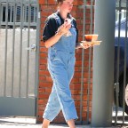 EXCLUSIVE: Ireland Baldwin Steps out for iced coffee.