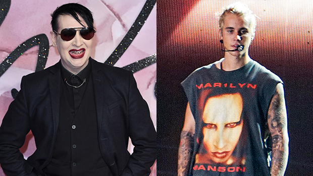 Marilyn Manson Disses Justin Bieber He S A Real Piece Of Sh T Hollywood Life