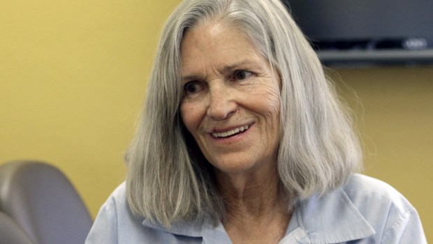 Leslie Van Houten Former Charles Manson follower Leslie Van Houten confers with her attorney Rich Pfeiffer, not shown, during a break from her hearing before the California Board of Parole Hearings at the California Institution for Women in Chino, Calif. California Gov. Jerry Brown is denying parole for Van Houten, the youngest follower of murderous cult leader Charles Manson. The Democratic governor said, Van Houten's "inability to explain her willing participation in such horrific violence" leads him to believe she remains an unreasonable risk to societyManson Follower Parole, Chino, USA