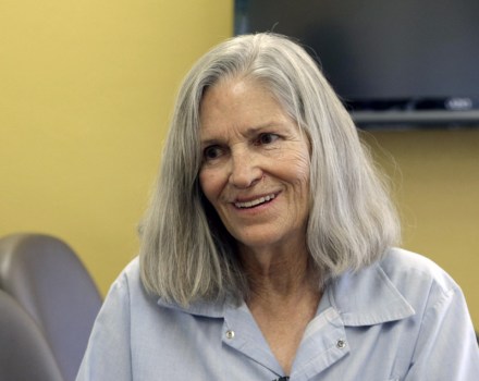 Leslie Van Houten Former Charles Manson follower Leslie Van Houten confers with her lawyer  Rich Pfeiffer, not shown, during a interruption  from her proceeding  earlier  the California Board of Parole Hearings astatine  the California Institution for Women successful  Chino, Calif. California Gov. Jerry Brown is denying parole for Van Houten, the youngest follower of murderous cult person  Charles Manson. The Democratic politician  said, Van Houten's "inability to explicate  her consenting  information   successful  specified  horrific violence" leads him to judge   she remains an unreasonable hazard  to societyManson Follower Parole, Chino, USA