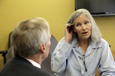 Leslie Van Houten Former Charles Manson follower Leslie Van Houten confers with her attorney Rich Pfeiffer during a break from her hearing before the California Board of Parole Hearings at the California Institution for Women in Chino, Calif., . The panel recommended parole for Van Houten more than four decades after she went to prison for the killings of a wealthy grocer and his wife. The decision will now undergo administrative review by the board. If upheld it goes to Gov. Jerry Brown, who has final say on whether the now-66-year-old Van Houten is released
Manson Family Parole, Chino, USA