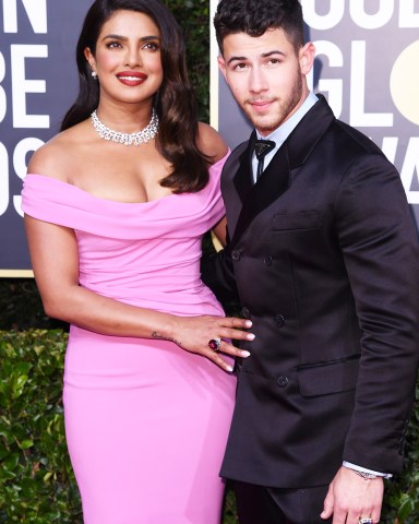 Priyanka Chopra and Nick Jonas 77th Annual Golden Globe Awards, Arrivals, Los Angeles, USA - 05 Jan 2020