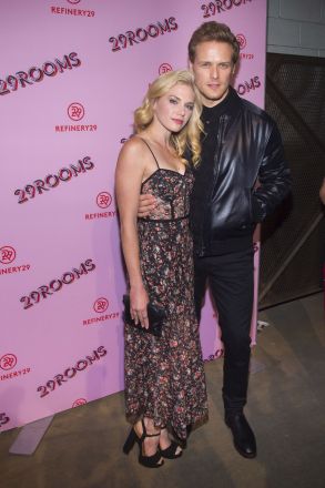MacKenzie Mauzy, Sam Heughan. MacKenzie Mauzy, left, and Sam Heughan attend Refinery29's Third Annual "29Rooms: Turn It Into Art", in New York
3rd Annual "29Rooms: Turn It Into Art", New York, USA - 07 Sep 2017