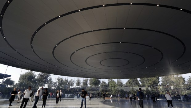 People arrive for a new product announcement at the Steve Jobs Theater on the new Apple campus, in Cupertino, Calif
Apple Event, Cupertino, USA - 12 Sep 2017