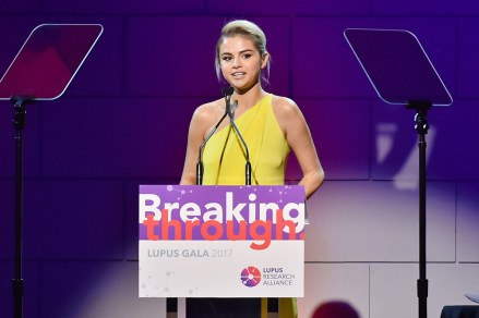 Selena Gomez
Lupus Research Alliance 'Breaking Through Lupus Gala', Inside, New York, USA - 20 Nov 2017