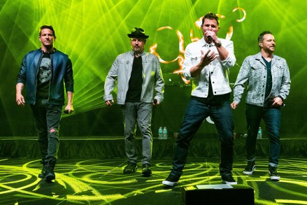 Jeff Timmons, Justin Jeffre, Nick Lachey and Drew Lachey
98 Degrees in concert at The Coconut Creek Casino, Coconut Creek, Florida, USA - 28 Feb 2020