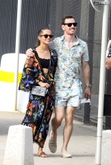 *EXCLUSIVE* Ibiza, SPAIN - Alicia Vikander and Michael Fassbender take some time out after celebrating the birth of their child during their holidays out in Ibiza, Spain.Pictured: Alicia Vikander - Michael FassbenderBACKGRID USA 23 AUGUST 2021 USA: +1 310 798 9111 / usasales@backgrid.comUK: +44 208 344 2007 / uksales@backgrid.com*UK Clients - Pictures Containing ChildrenPlease Pixelate Face Prior To Publication*