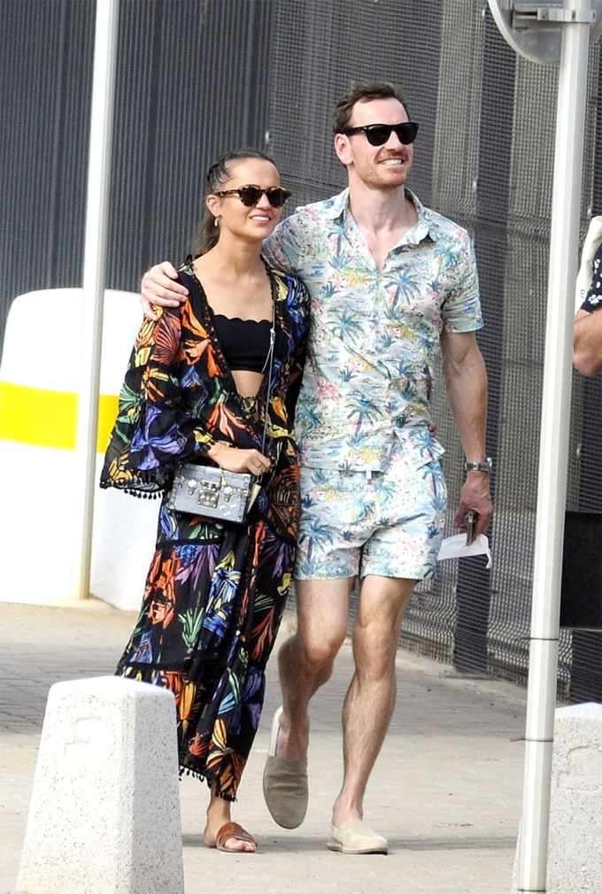 Alicia Vikander and Michael Fassbender Vacation in Ibiza