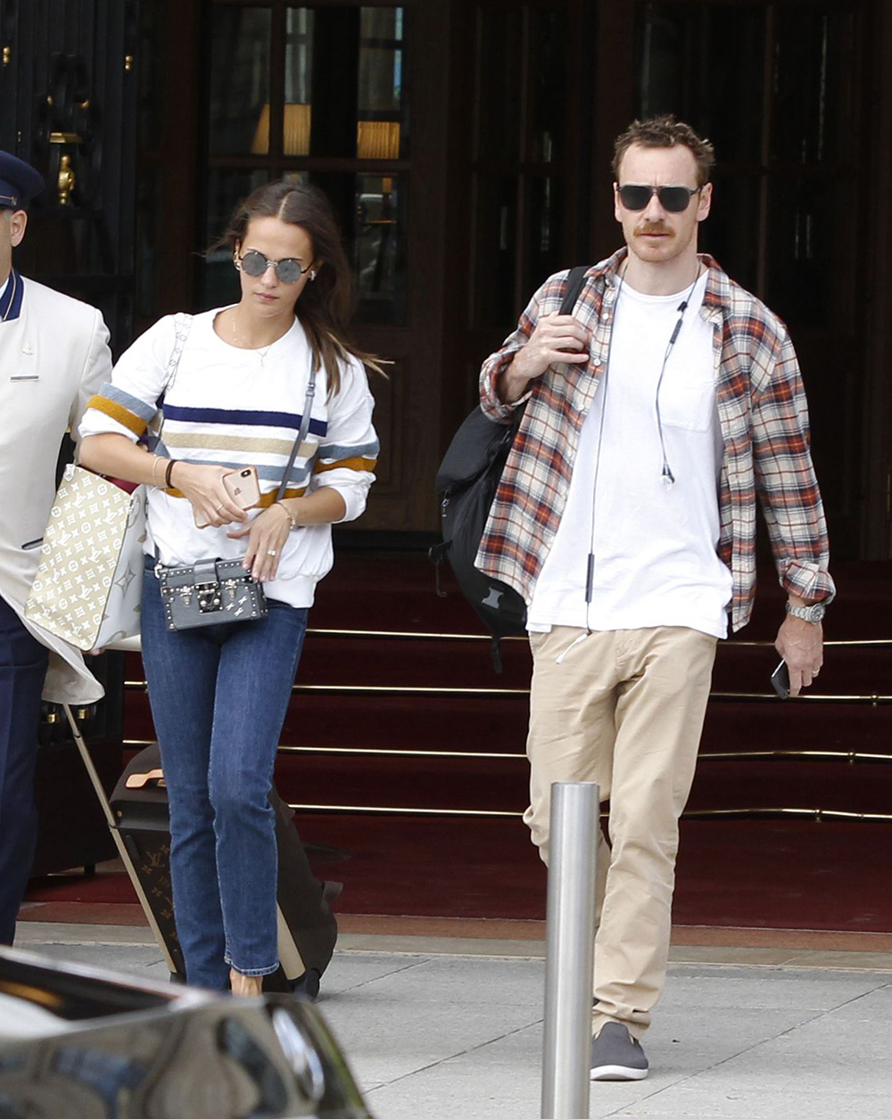 Michael Fassbender and Alicia Vikander out and about, Paris, France - 05 Sep 2019