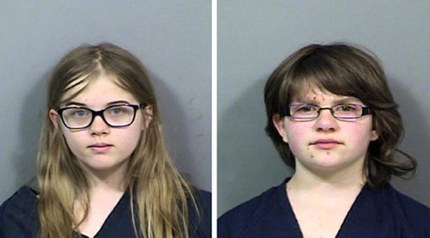 Slender Man Attackers Morgan Geyser and Anissa Weier mugshots