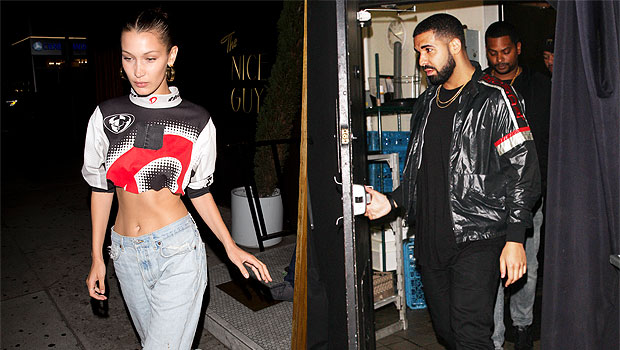 Drake Bella Hadid party together