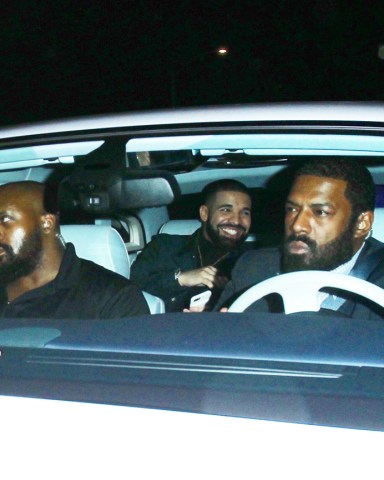 West Hollywood, CA  - Rapper Drake arrives at his birthday party at Poppy Nightclub in West Hollywood.Pictured: DrakeBACKGRID USA 24 OCTOBER 2017 BYLINE MUST READ: HEDO / BACKGRIDUSA: +1 310 798 9111 / usasales@backgrid.comUK: +44 208 344 2007 / uksales@backgrid.com*UK Clients - Pictures Containing ChildrenPlease Pixelate Face Prior To Publication*
