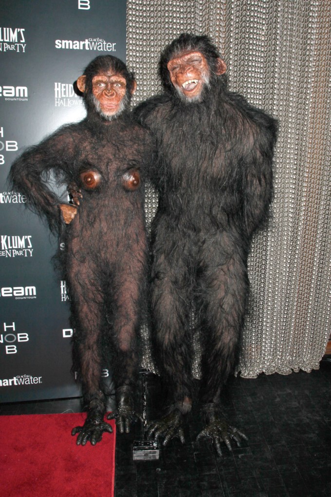 Heidi Klum & Seal As Primates