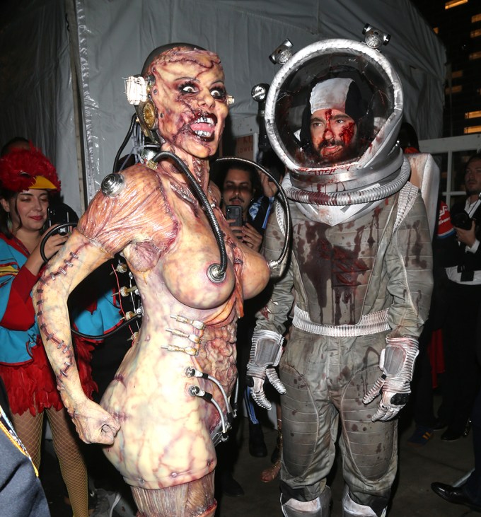 Heidi Klum & Tom Kaulitz At Heidi’s Halloween Party