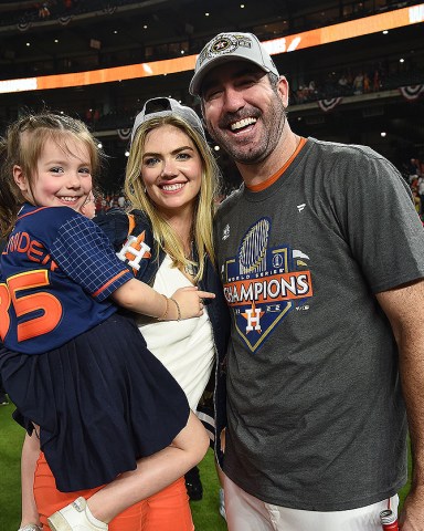 Justin Verlander, Kate Upton,Genevieve Verlander
Philadelphia Phillies v Houston Astros, World Series Baseball on Fox, Game 6, Houston, USA - 05 Nov 2022