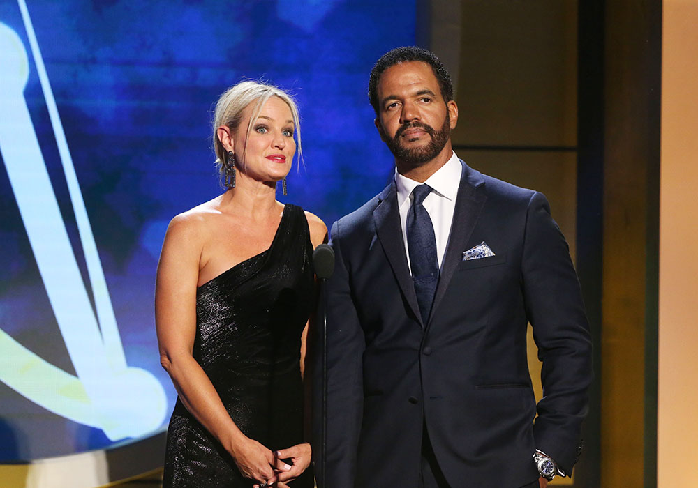 Sharon Case, Kristoff St. John45th Annual Daytime Emmy Awards, Show, Los Angeles, USA - 29 Apr 2018