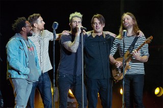 Maroon 5 - PJ Morton, Jesse Carmichael, Adam Levine, Mickey Madden and James Valentine
BottleRock Napa Valley Festival, Day One, USA - 26 May 2017