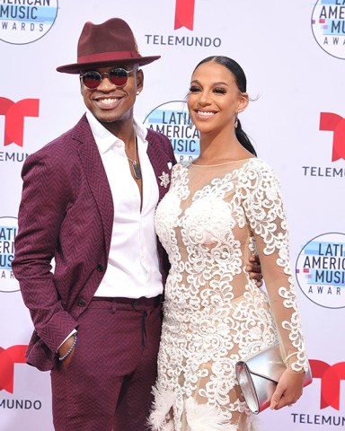 Ne-Yo, Crystal Renay. Ne-Yo, left, and Crystal Renay arrive at the Latin American Music Awards, at the Dolby Theatre in Los Angeles
2019 Latin American Music Awards - Arrivals, Los Angeles, USA - 17 Oct 2019