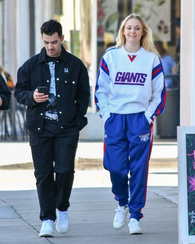 Joe Jonas and Sophie Turner Sophie Turner and Joe Jonas out and about, Los Angeles, USA - 02 Mar 2020